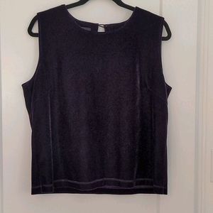 Vintage silk velvet top